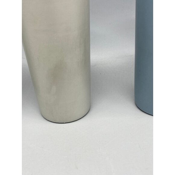 vintage tupperware cups drinkware set of 3 gray 5.5x2.5" plastic READ - Picture 3 of 7